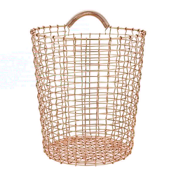 Bin 18 wire basket by Korbo #copper #