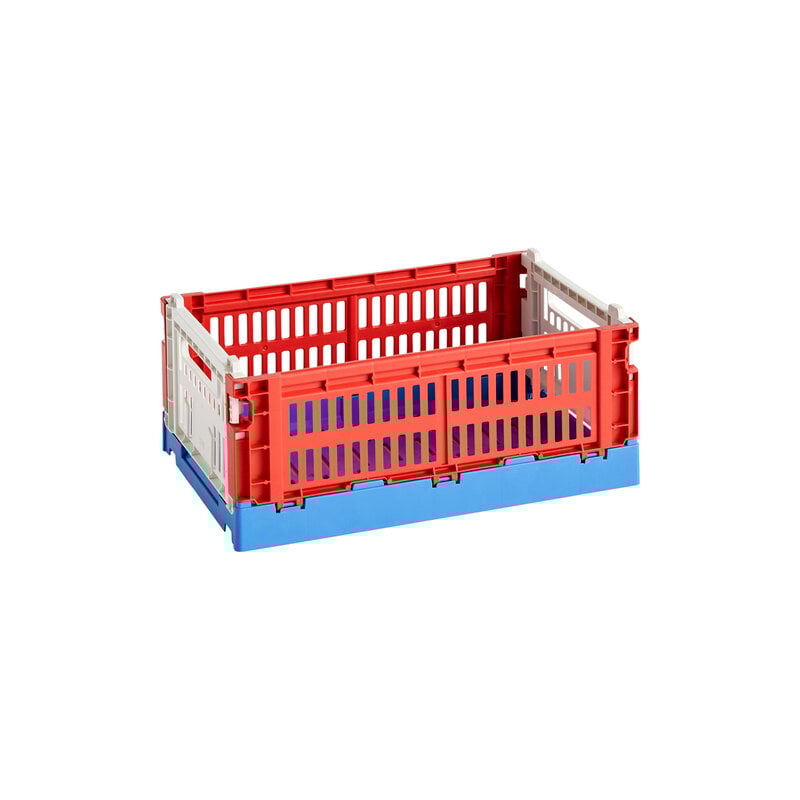 Colour Crate Mix by HAY #S, recycled plastic, red #