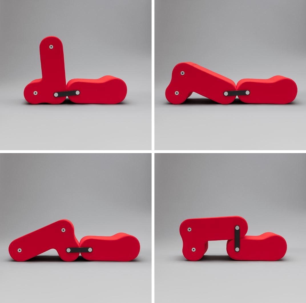 マルチチェア - 張り地ファブリックアームチェア