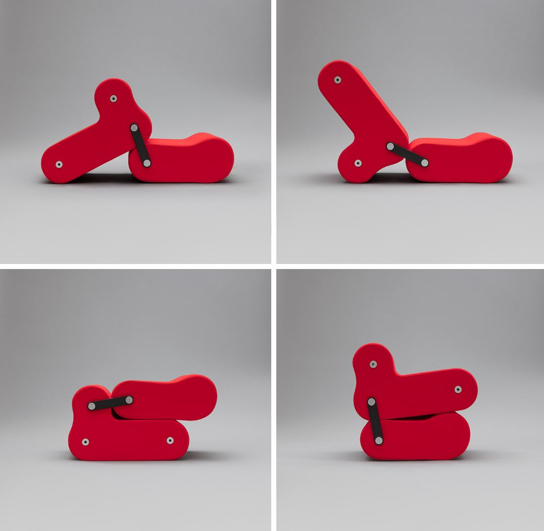 マルチチェア - 張り地ファブリックアームチェア