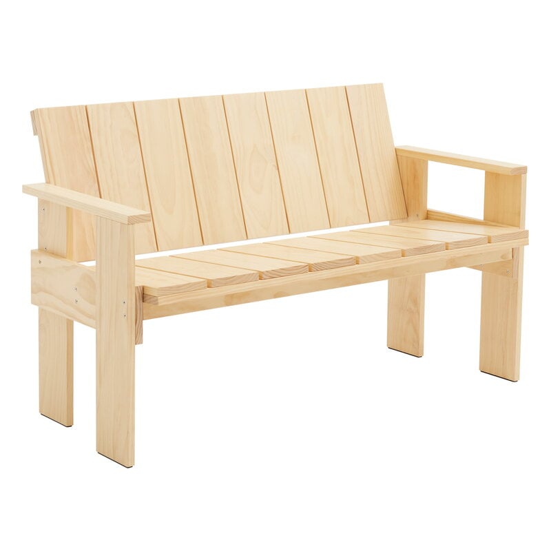 Crate dining bench by HAY #lacquered pine #