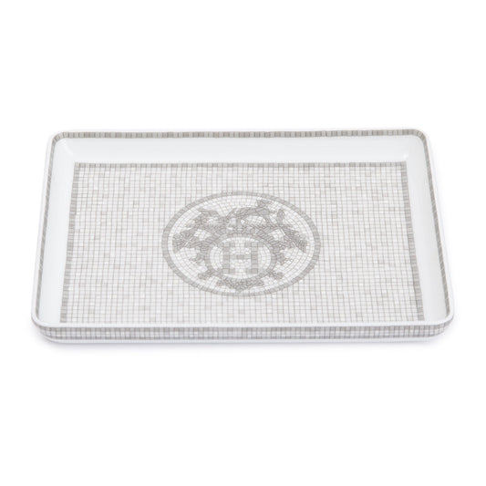[海外在庫] Mosaique au 24 platinum tray, small model