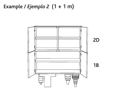 マルチレッグショータイムキャビネット