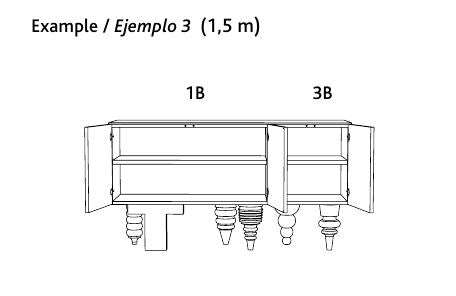 マルチレッグショータイムキャビネット