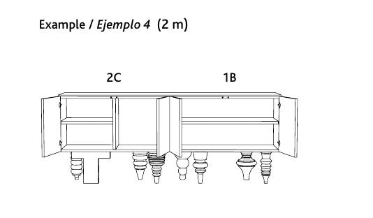 マルチレッグショータイムキャビネット