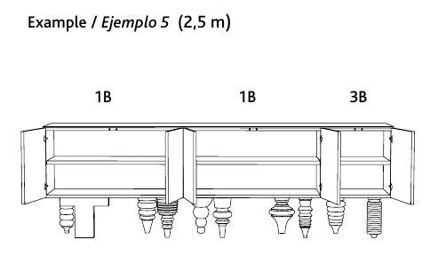 マルチレッグショータイムキャビネット