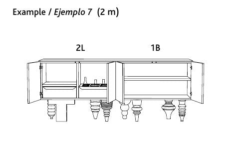 マルチレッグショータイムキャビネット