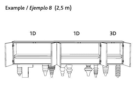 マルチレッグショータイムキャビネット