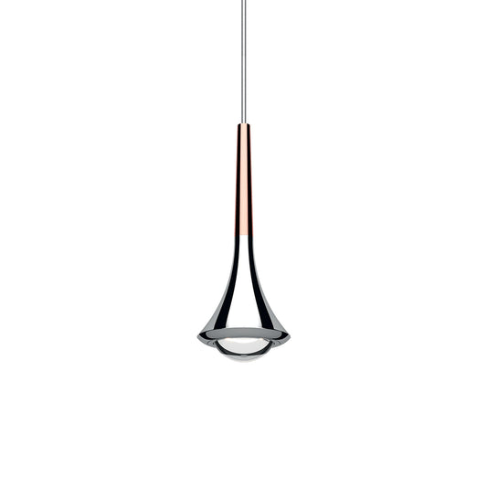 Rain - Led Aluminium Pendant Lamp by Lodes #Chrome/Rose Gold