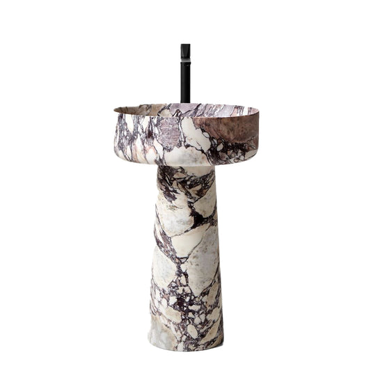 ALBUME - 床置き丸型大理石洗面台