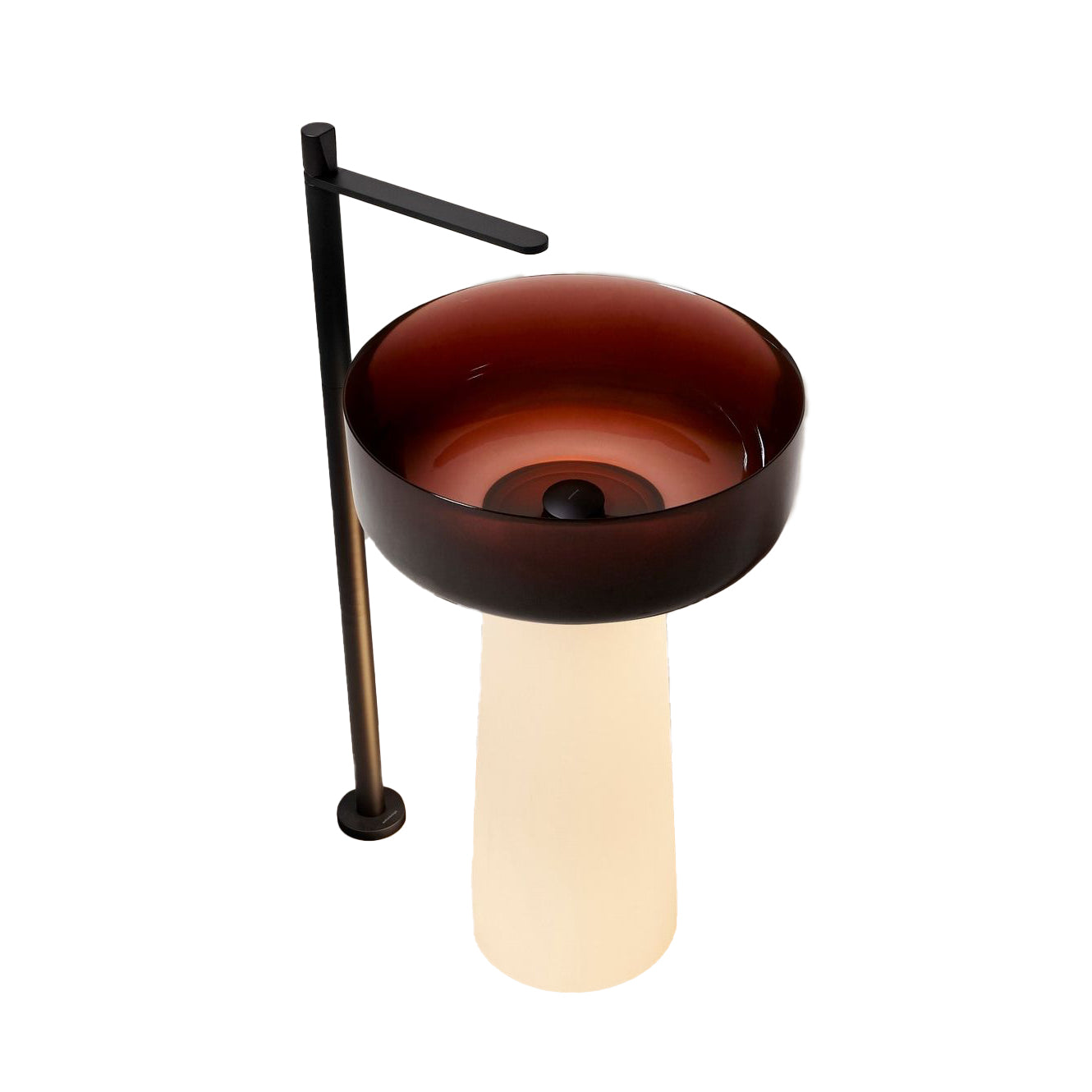 ALBUME LUX - フリースタンディングラウンド Cristalmood® and Flumood washbasin (Request Info)