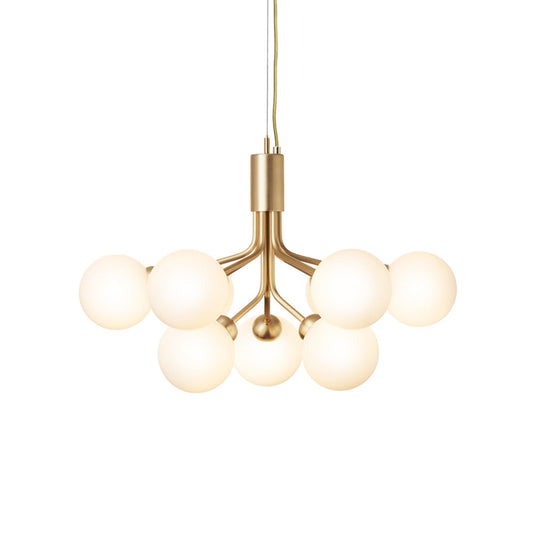 Apiales 9 Chandelier by Nuura #Brass / Opal