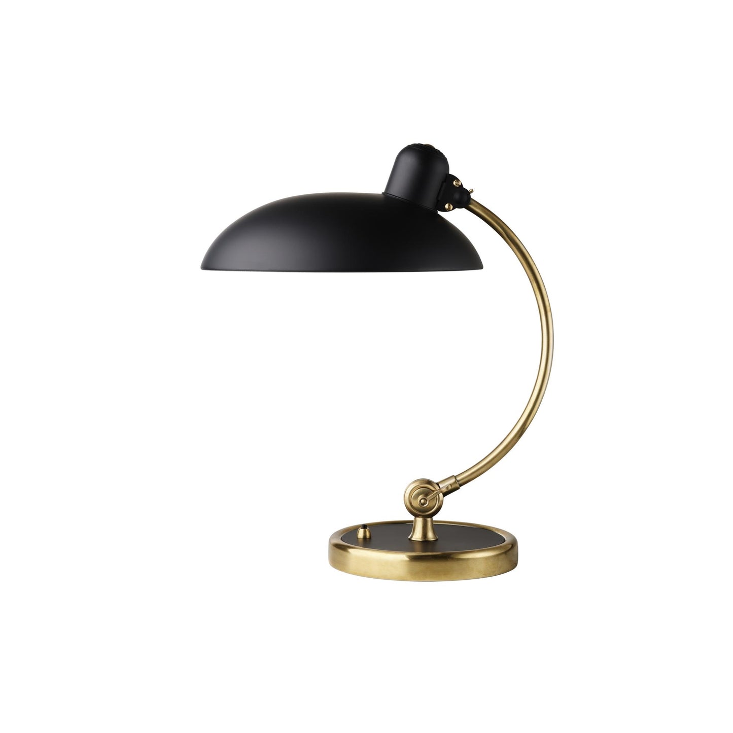 Kaiser Idell 6631 Luxus Table Lamp by Fritz Hansen #Matte black / Brass