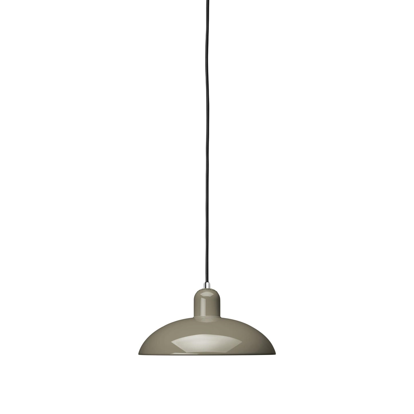 Kaiser Idell 6631 Pendant Lamp by Fritz Hansen #White M. Red Shade