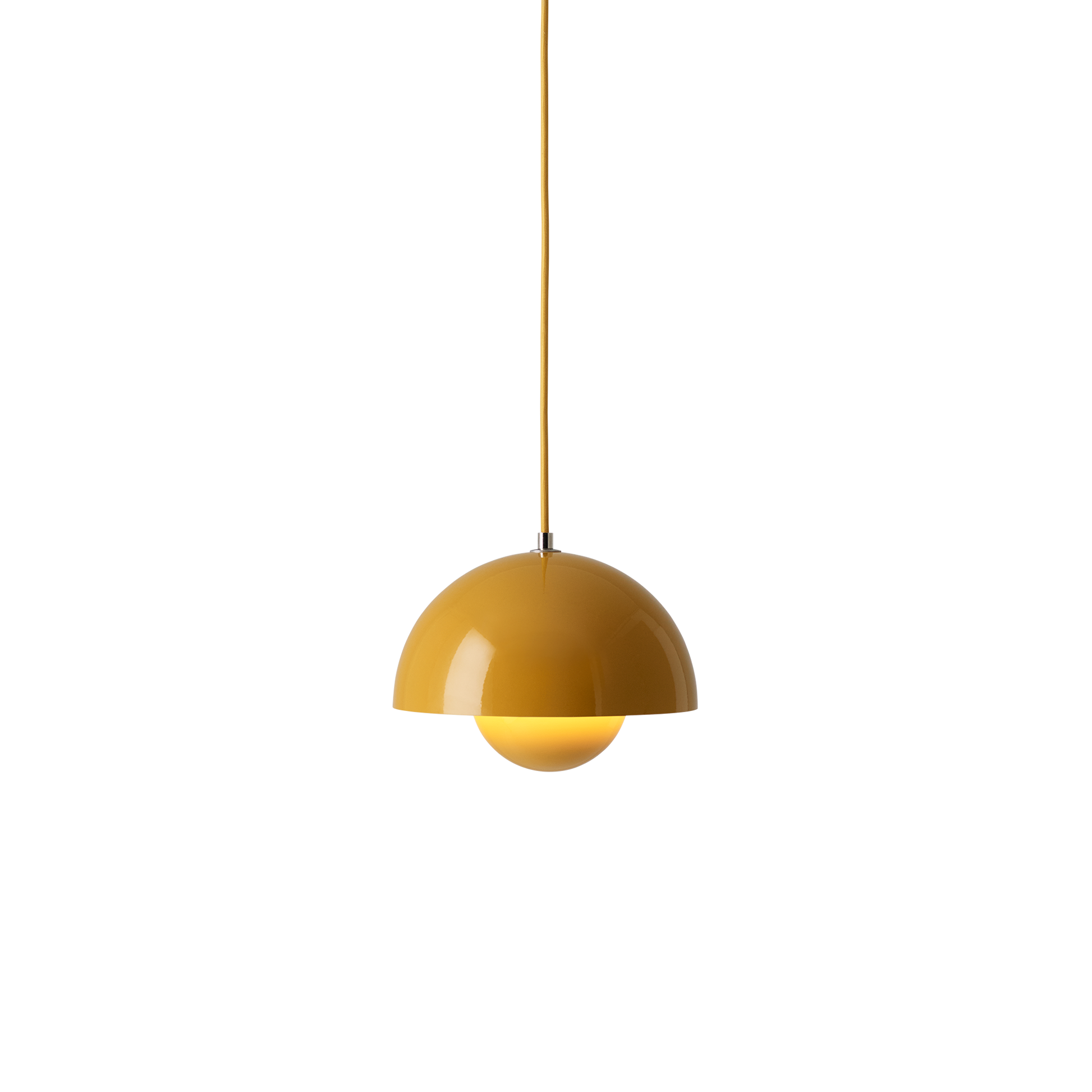 Flowerpot VP1 Pendant Lamp by &tradition #Mustard yellow