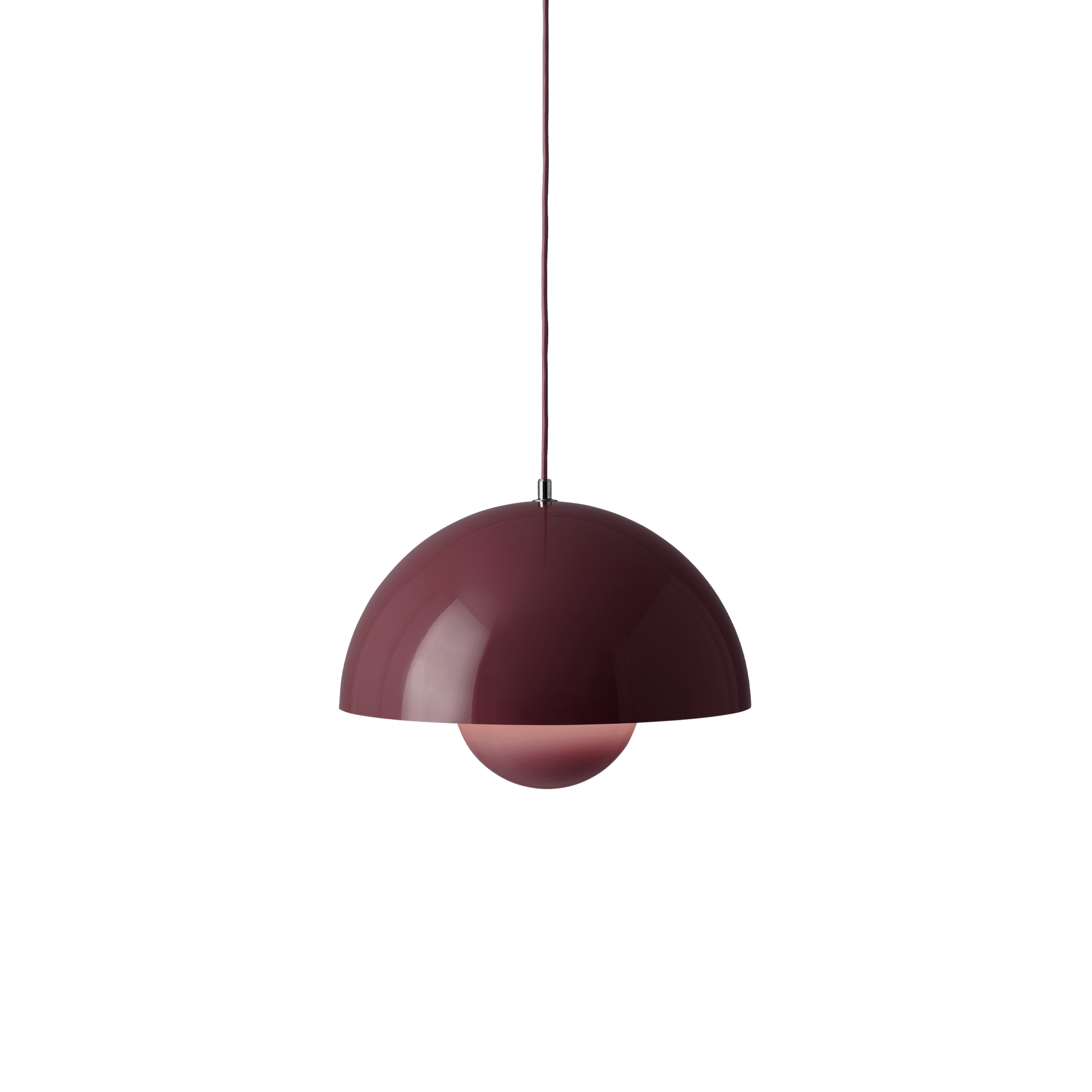 Flowerpot VP7 Pendant Lamp by &tradition #Dark Plum