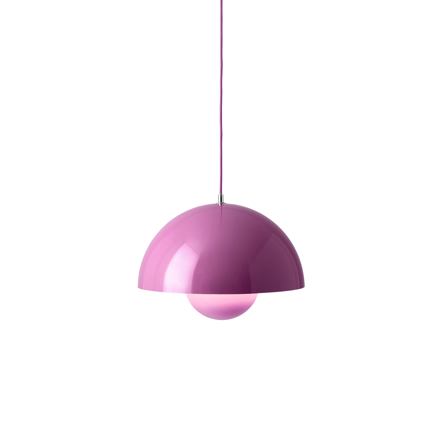 Flowerpot VP7 Pendant Lamp by &tradition #Magenta