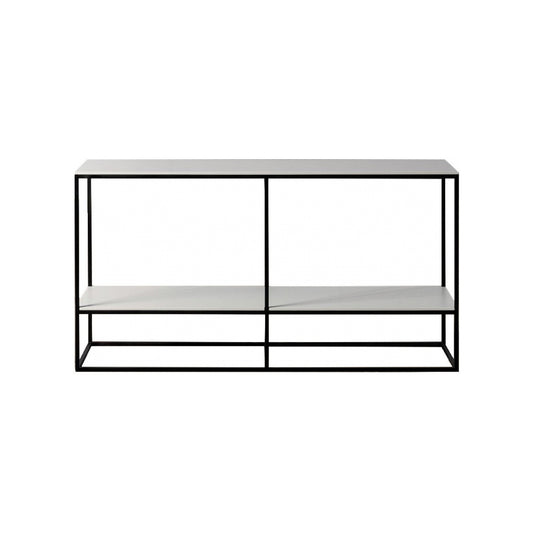 Hardy - Rectangular Wooden Console Table With Shelving by Meridiani