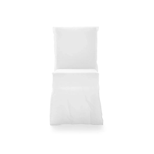 GHOST 23 - 取り外し可能なカバー付きレストランチェア（張地：リノ・ビアンコ）