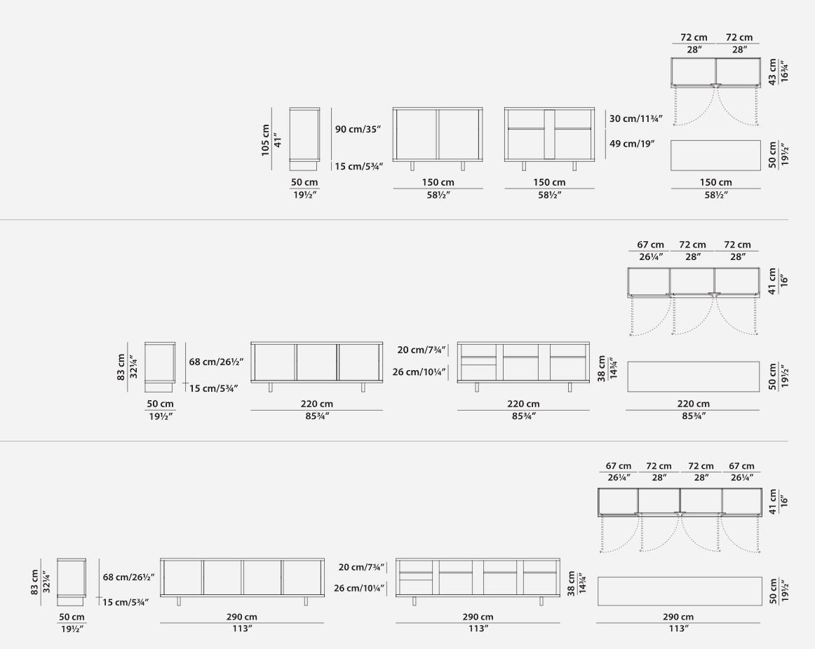 JONI ローキャビネット - サイドボード