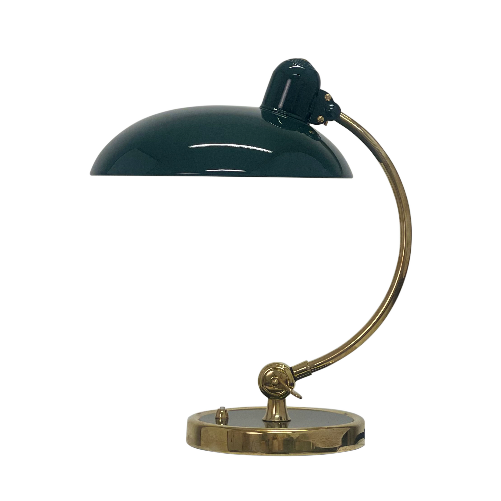 Kaiser Idell 6631 Luxus Table Lamp by Fritz Hansen #Green / Brass