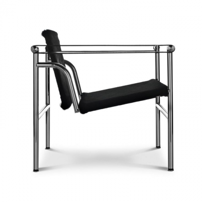 LC1-1 Fauteuil dossier basculantレザーアームチェア