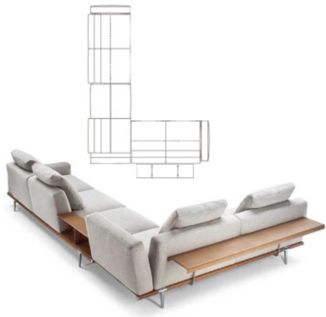 LET IT BE - セクショナルファブリックソファ