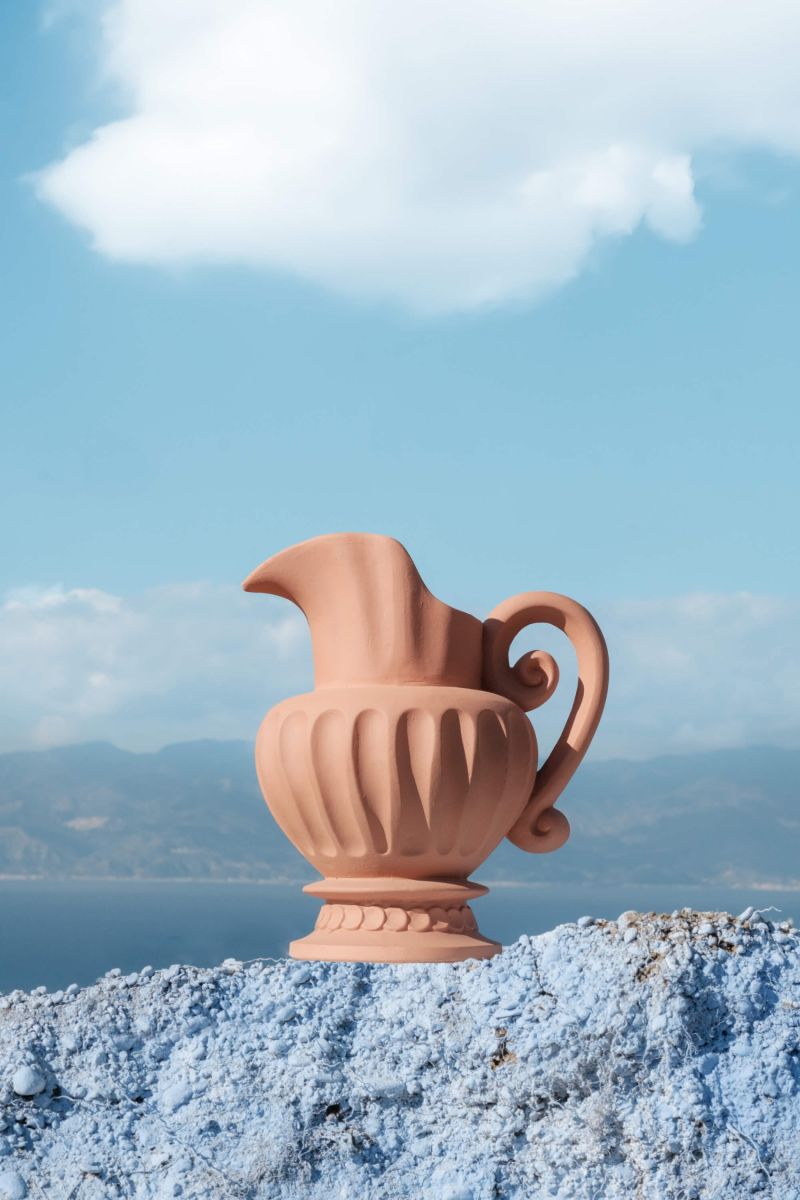 Terracotta Caraffe Magna Graecia by Seletti