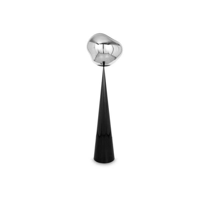 Melt Cone Fat - Melta And Polycarbonate Led Floor Lamp by Tom Dixon #Silver