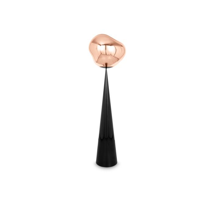 Melt Cone Fat - Melta And Polycarbonate Led Floor Lamp by Tom Dixon #Copper