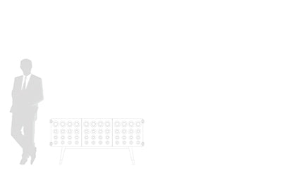 MONOCLES - Sideboard with doors by Essential Home