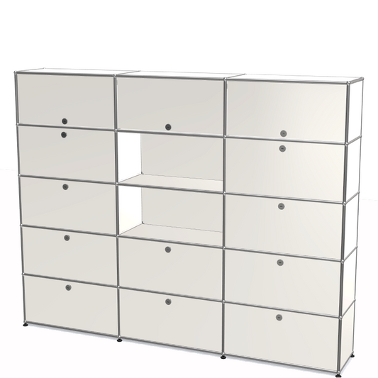 3x5 Module System（下段6ドア＆上段3フリップドア） [W(750+750+750)XD350xH(350+350+350+350+350)]