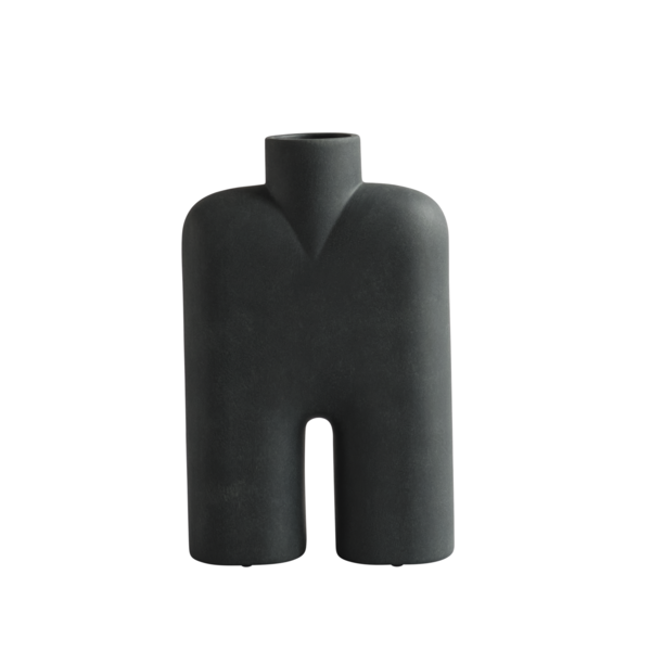 Cobra Tall Medio Ceramic Vase by 101 Copenhagen #Black