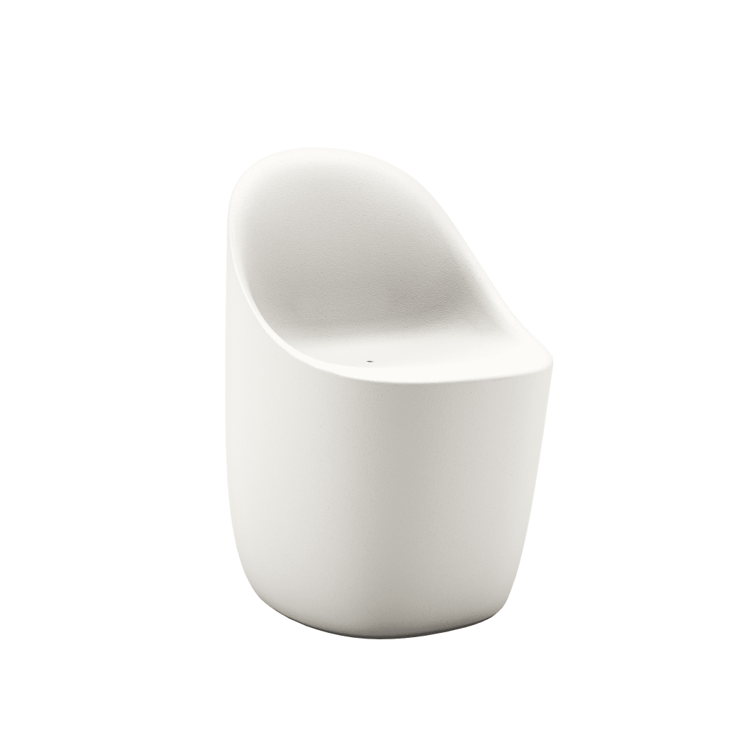 Cobble Chair by Qeeboo #White Warm