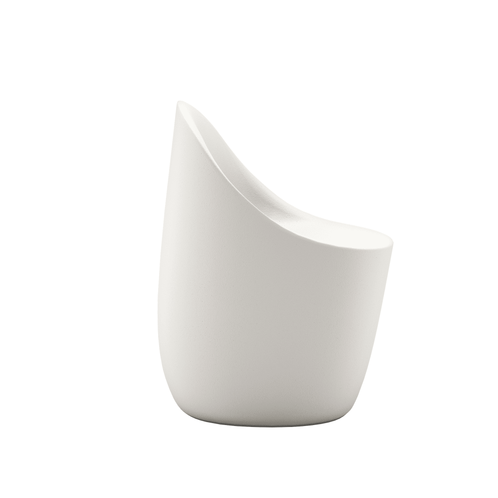 Cobble Chair by Qeeboo #White Warm