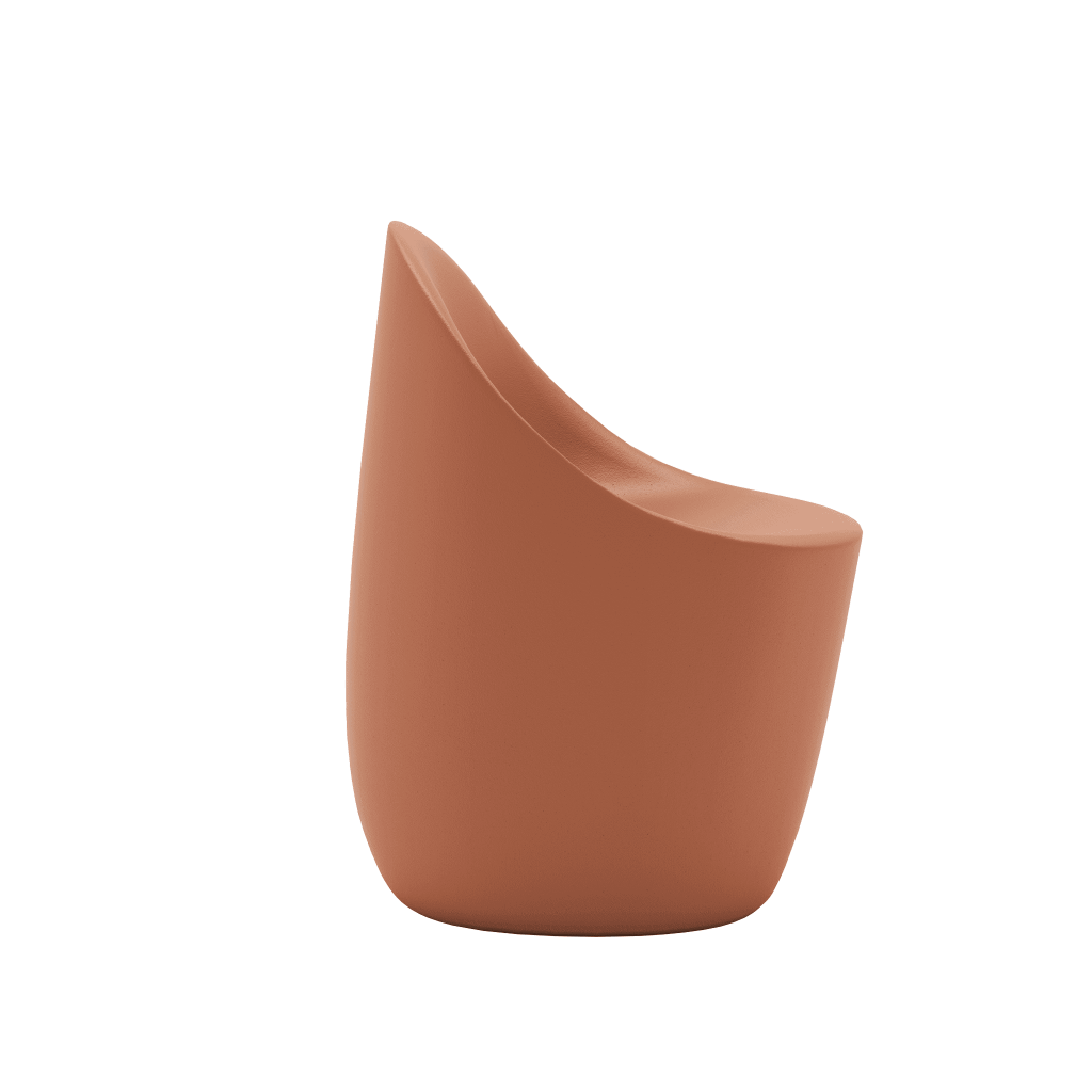Cobble Chair by Qeeboo #Terracotta