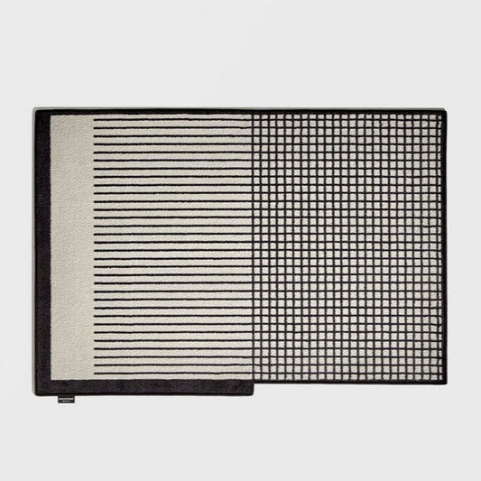 VOLUMI VL653 - 幾何学模様のポリアミドラグ