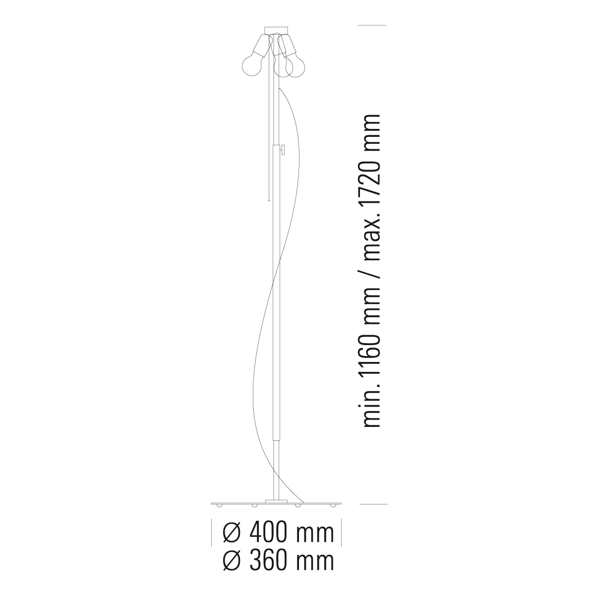 フロアランプSTLWS