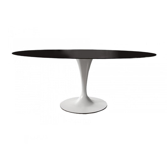 Flûte elliptical - Oval table (Top Finishes - Glass | Cat. B/D)