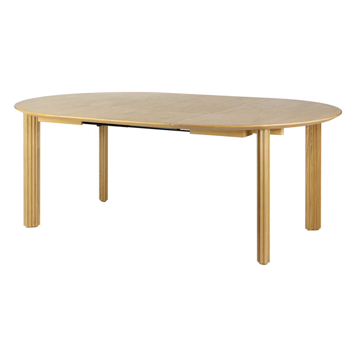 コンフォートサークル - ラウンドオークダイニングテーブル