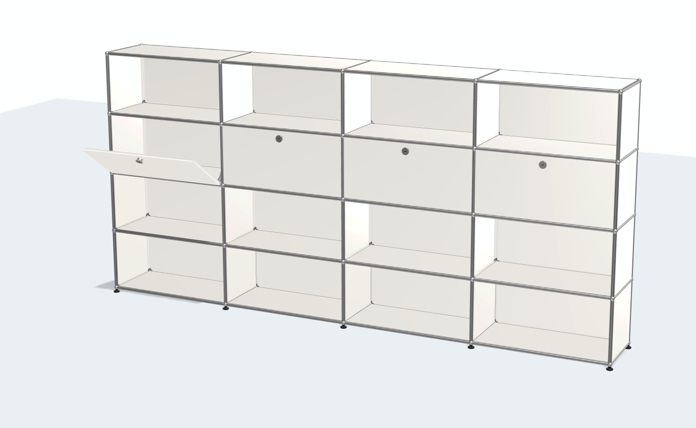 4x4 module sideboard (4 door) [W(750+750+750+750)XD350XH(350+350+350+350]]