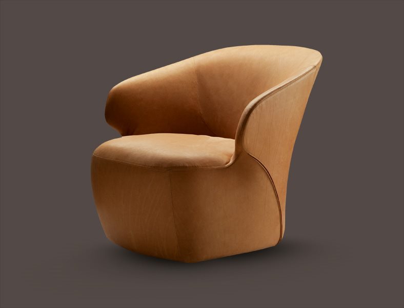 AROM - 張り地付きイージーチェア（カバー取り外し可能）- ペッレ・ナトゥラーレ・エクストラ カテゴリー99 - 0414