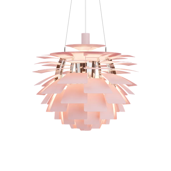 PH Artichoke Pale Rose Ø 600 Pendant Lamp by Louis Poulsen