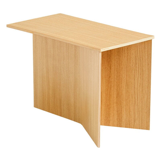 Slit Wood Oblong table by HAY