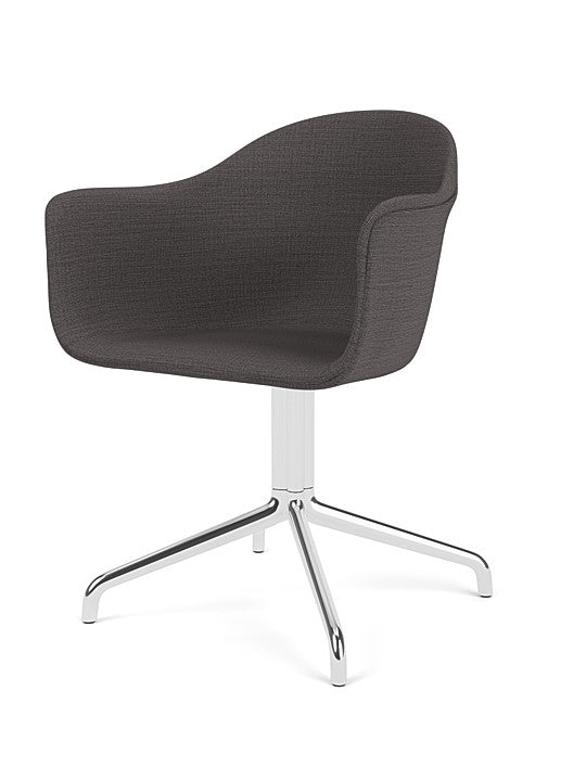 Harbour Dining Chair, Chrome Star Base, Upholstered by Audo Copenhagen