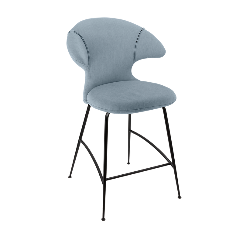 Time Flies Upholstered Counter Stool by Umage #Bright Skies / Black