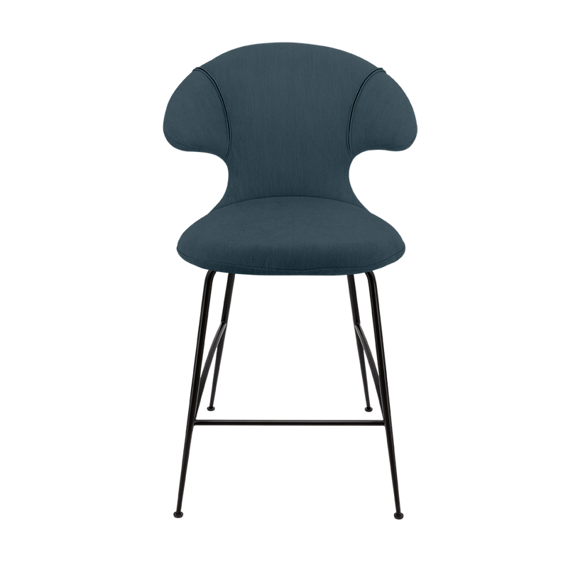 Time Flies Upholstered Counter Stool by Umage #Jet Air Blue / Black