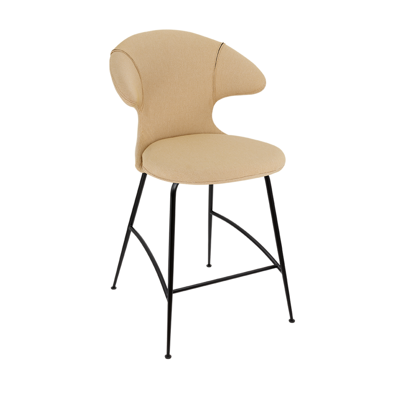 Time Flies Upholstered Counter Stool by Umage #Summer Shine / Black