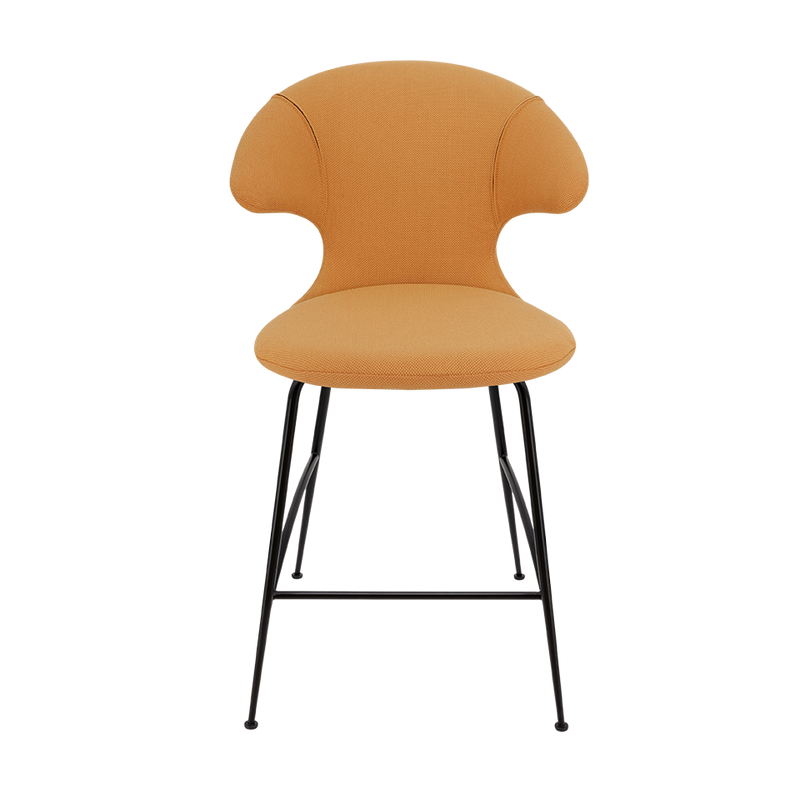 Time Flies Upholstered Counter Stool by Umage #Tangerine / Black