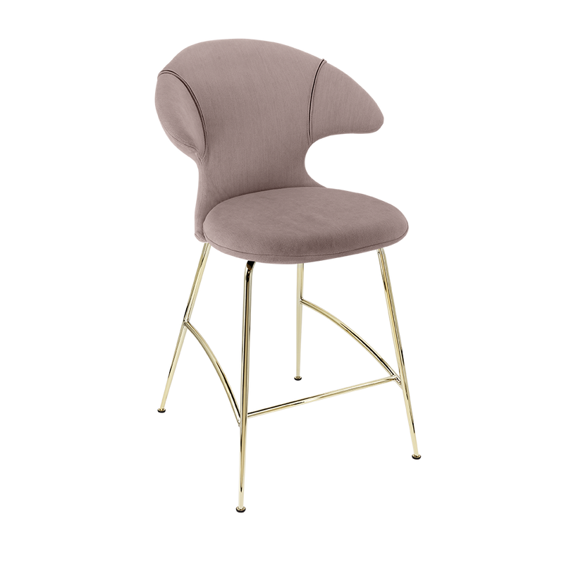 Time Flies Upholstered Counter Stool by Umage #Monrose / Brass